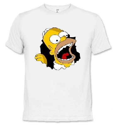 Homer gritando